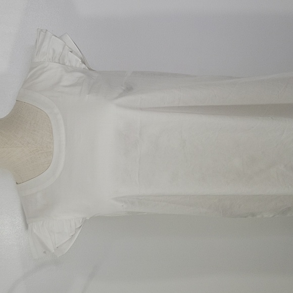 Cremieux White Shift Dress SZ 6 - Picture 5 of 12